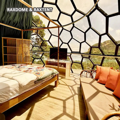 7m geodesic glass dome house for vacation hotel