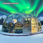 oval glass geodesic dome tent