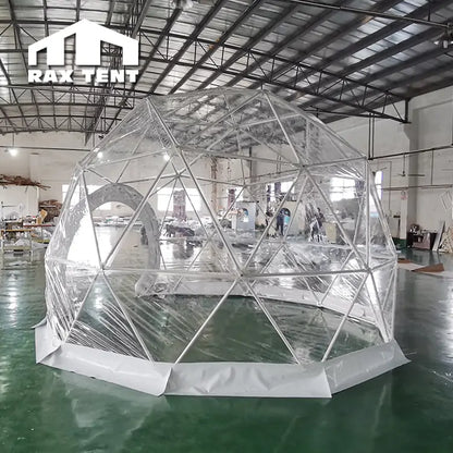 3M 3.6M 4M Igloo Dome Tent for Outdoor Restaurant with Full Clear PVC Fabric