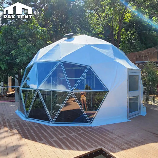 7m mixed geodesic dome tent