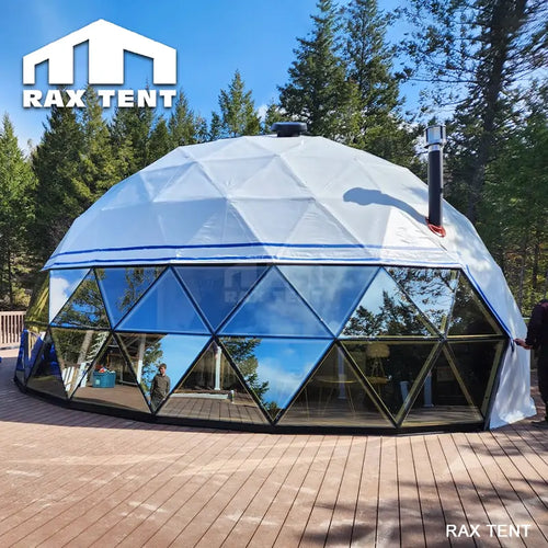 9M Geodesic Mixed Dome House for Glamping Resorts Hotel – RAX TENT
