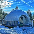 glamping mixed dome tent