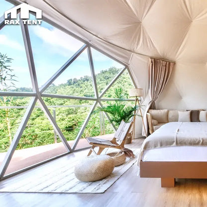 mixed geodesic dome tent for hotel