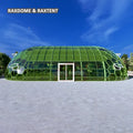 large capsule glass dome tent
