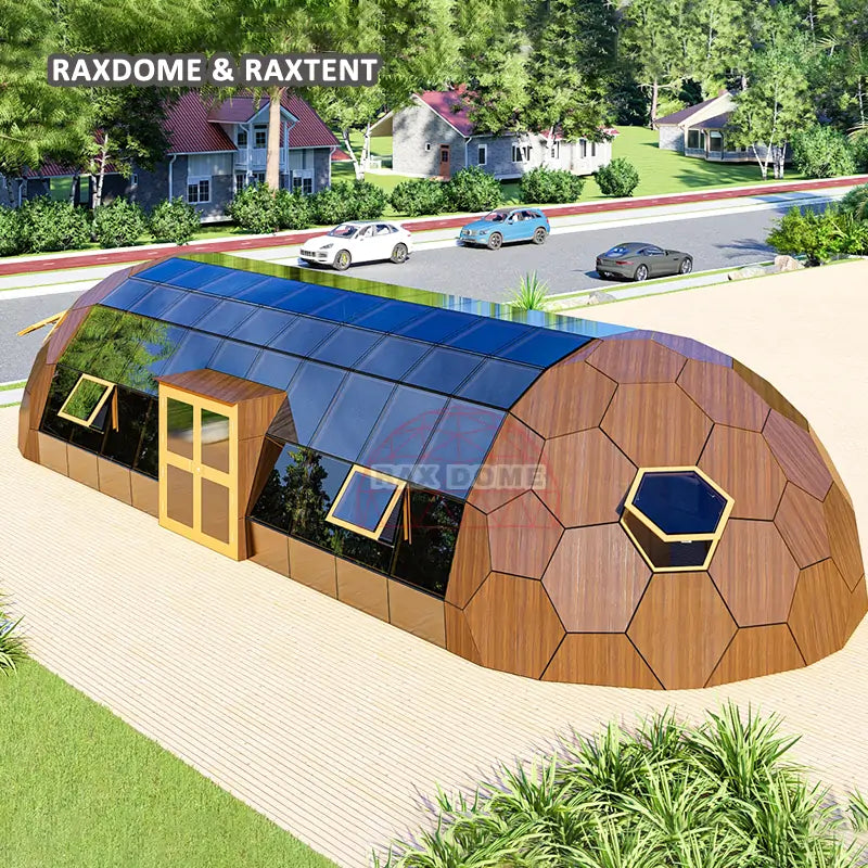 6*16m oval glamping glass dome