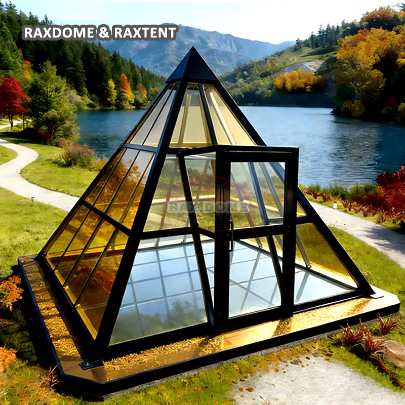 4m pyramid glass house