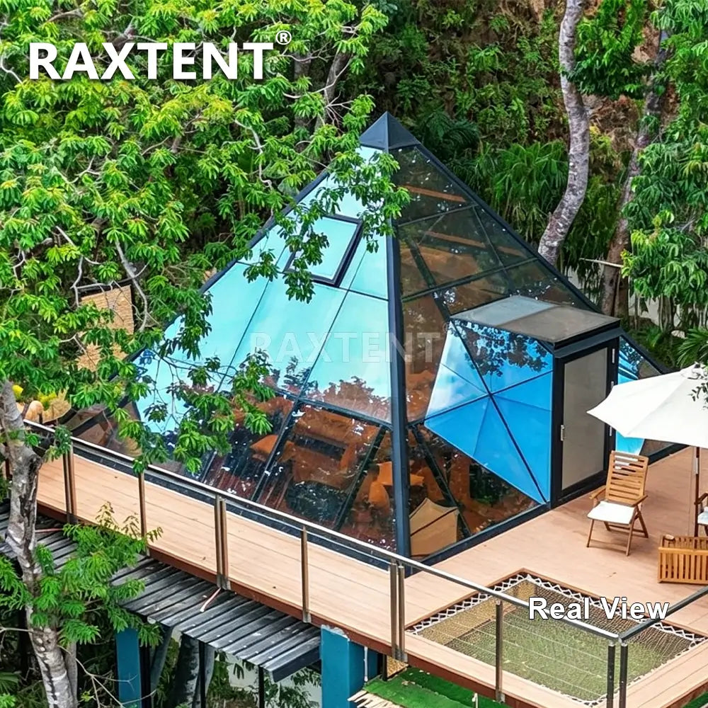 7m glamping pyramid house