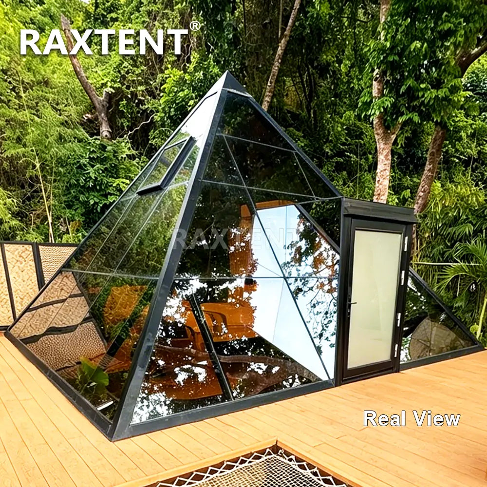 pyramid glamping pod