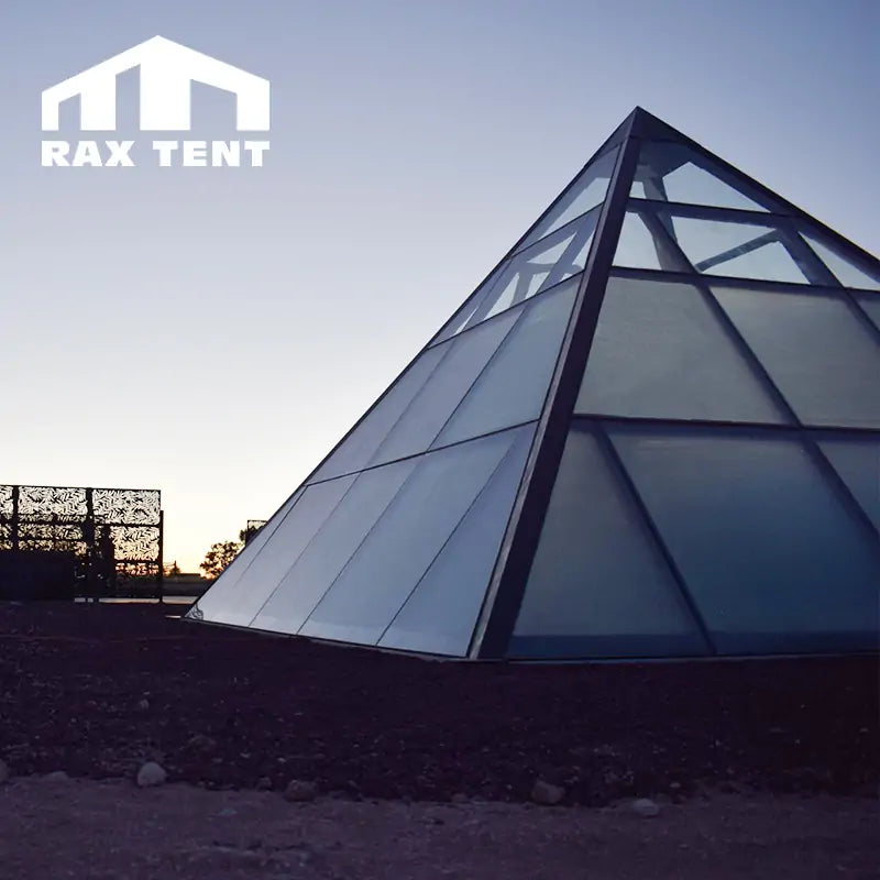 6M Pyramid Glass House for Retreat in Nomad’s Pad Resort in The USA