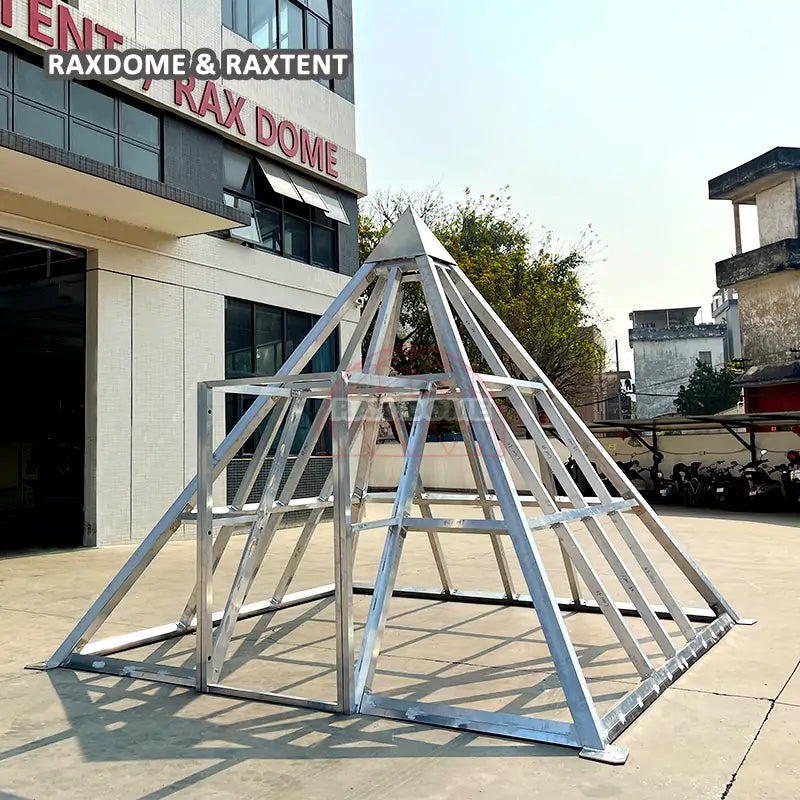 4m pyramid house with aluminum alloy frame
