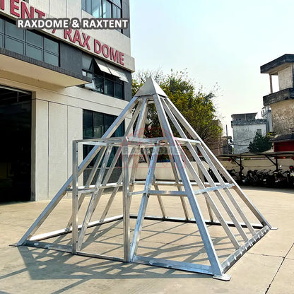 4m pyramid house with aluminum alloy frame