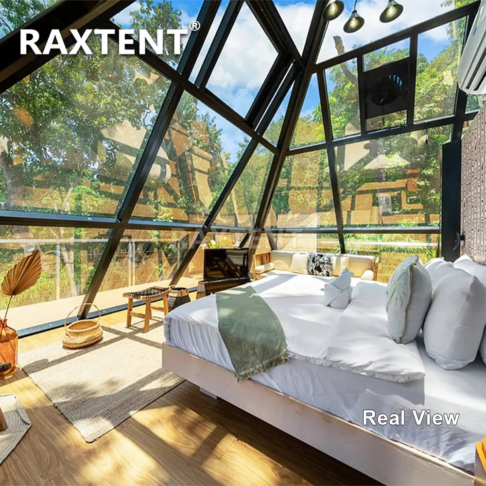 glamping pyramid house hotel