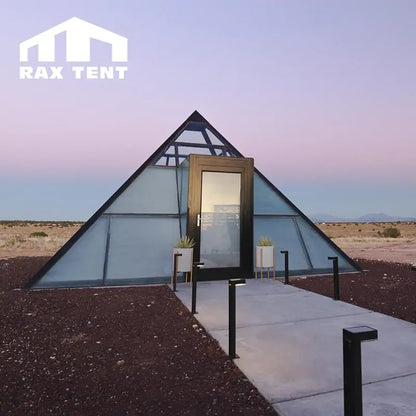 6M Pyramid Glass House for Retreat in Nomad’s Pad Resort in The USA