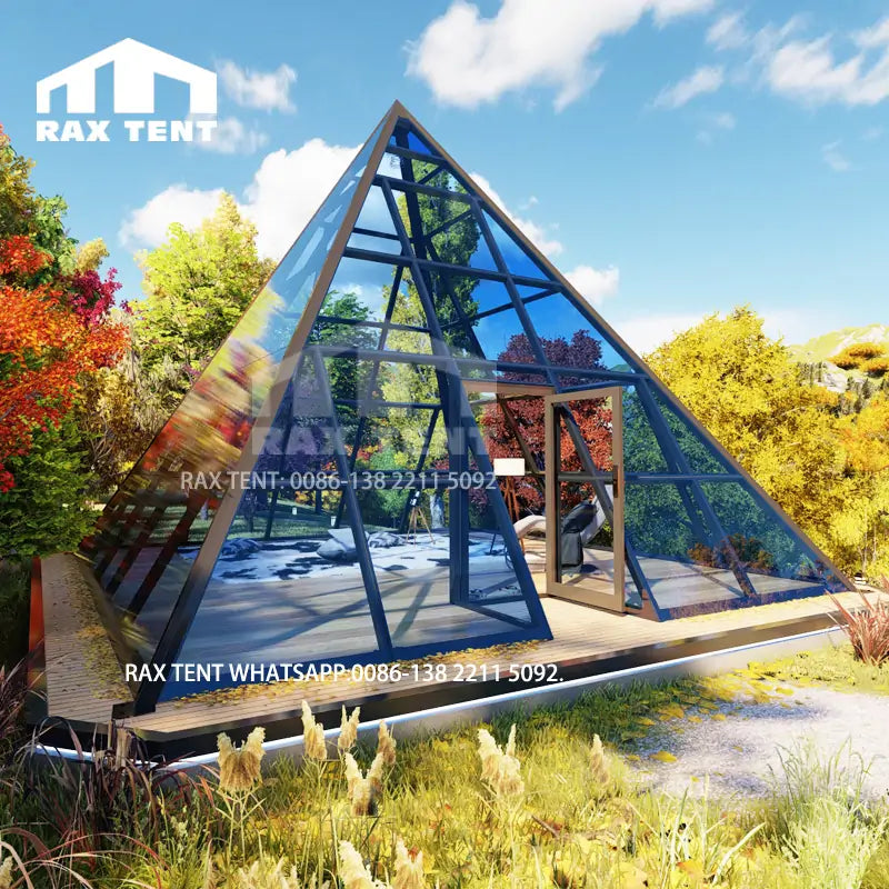 7M pyramid glass house