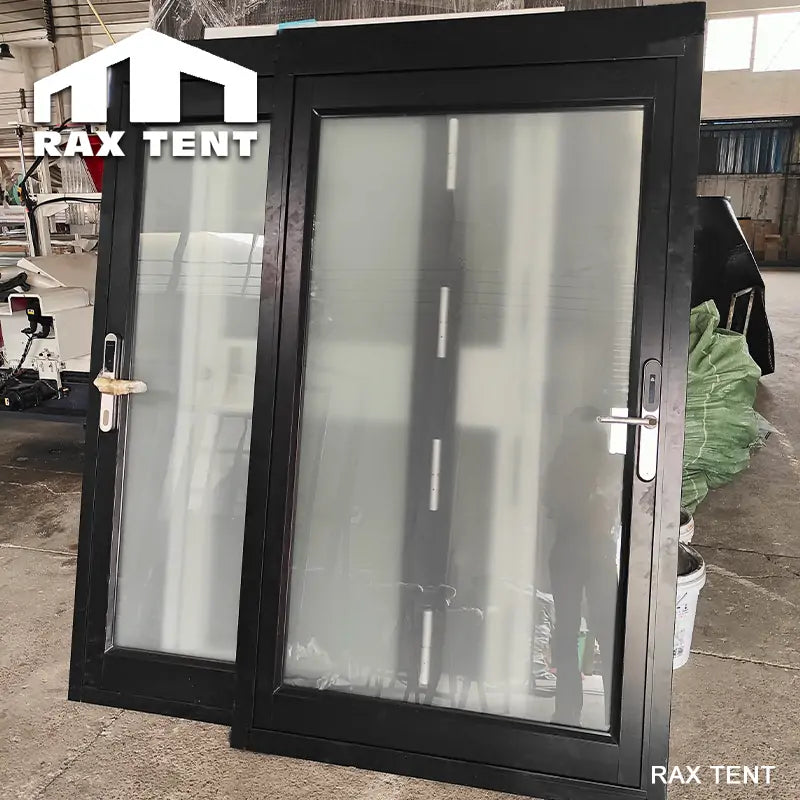 aluminum glass door