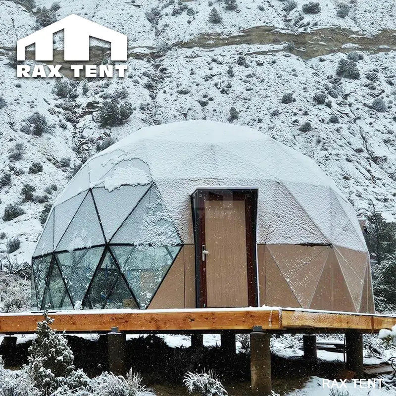 dome door in winter
