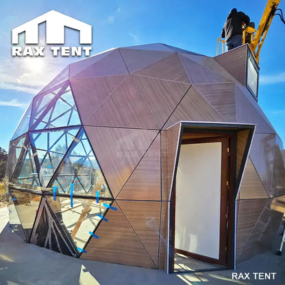 glass dome with door