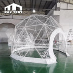 3M 3.6M 4M Igloo Dome Tent for Outdoor Restaurant with Full Clear PVC Fabric