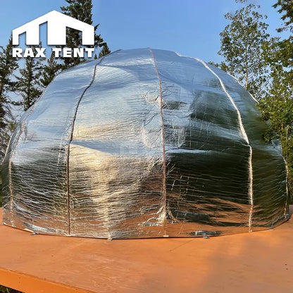 tent insulation Geodesic Dome Tents Thermal Insulation System for Hot Summer and Cold – RAX TENT