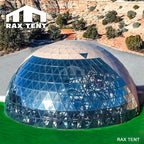 20m wooden glass dome tent for restaurant