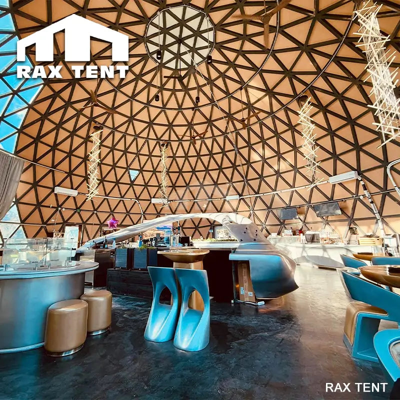 restaurant glass dome tent